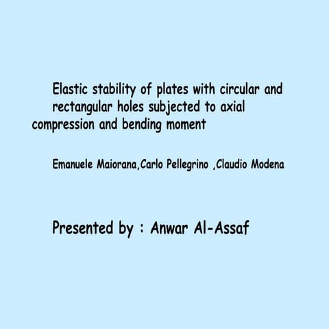 16505505 elastic-stability-of-plates-with-circular-and-rectangular ...