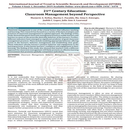Classroom Management & Classroom Assessment | PDF