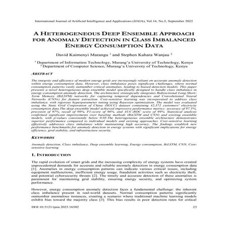 A Heterogeneous Deep Ensemble Approach for Anomaly Detection in Class Imbalanced Energy Consumption Data