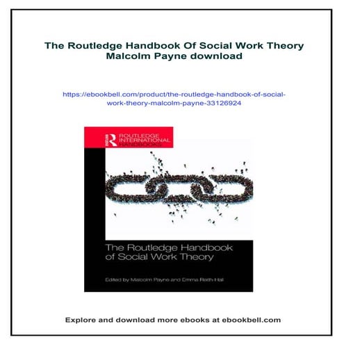 The Routledge Handbook Of Social Work Theory Malcolm Payne