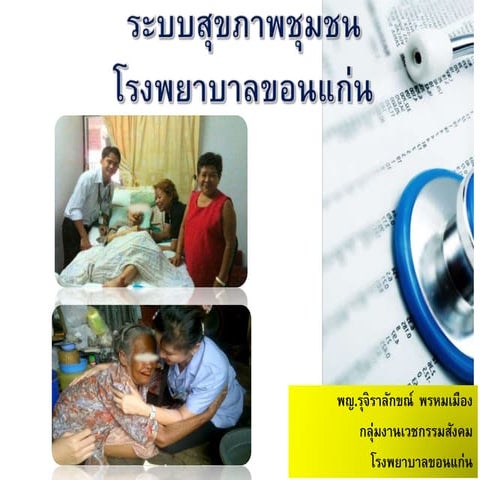 ระบบสุขภาพชุมชน รพ.ขอนแก่น