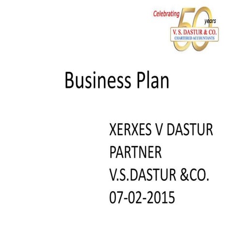 Business Plan XVD Feb15