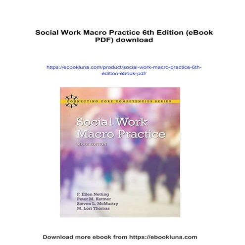 Social Work Macro Practice 6th Edition (eBook PDF)