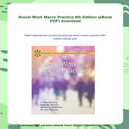 Social Work Macro Practice 6th Edition (eBook PDF)