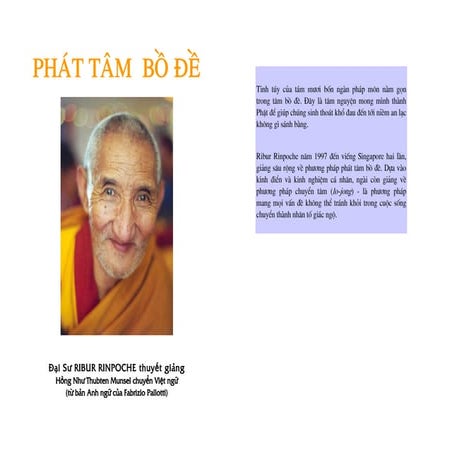 Phát Bồ Đề Tâm