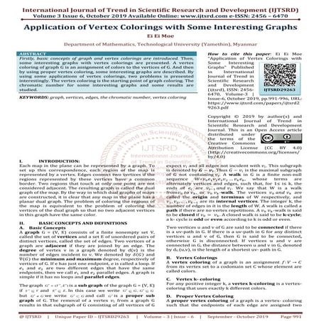 Application of Vertex Colorings with Some Interesting Graphs