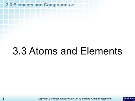 SCIENCE7: Elements and Compounds | PPTX | Chemistry | Science