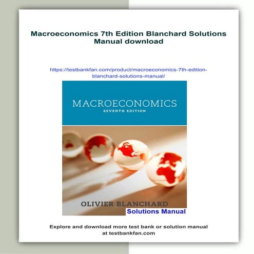 Macroeconomics 7th Edition Blanchard Solutions Manual