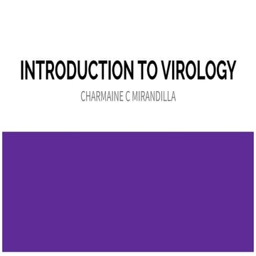 Introduction_to_Virology_Medicaltechnology