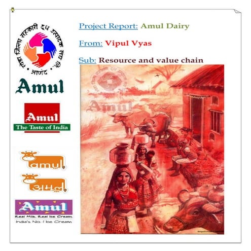 16808474 amul-dairy-project-by-vipul-vyas