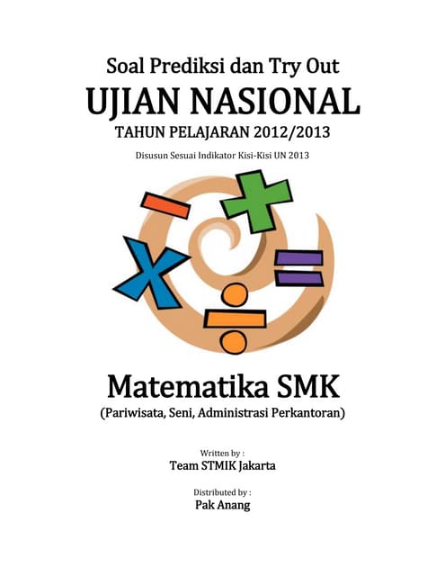 Soal Try Out Un Bahasa Inggris