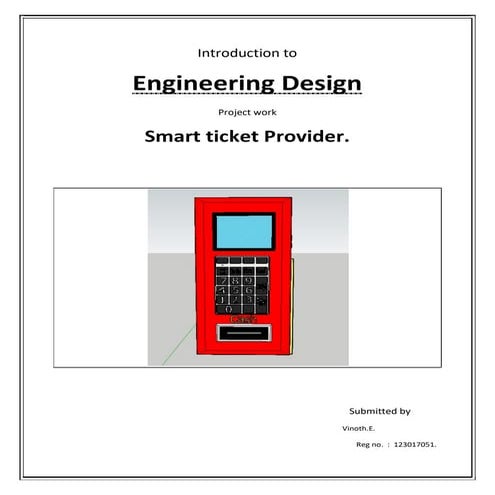 Smart Bus Ticket Provider - Engineering Design Course Project Ideation