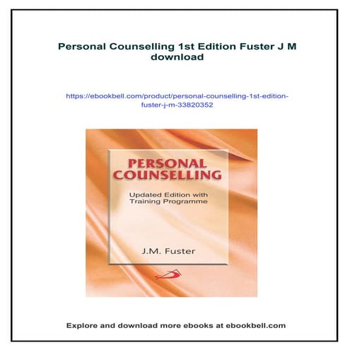 Peer Counselor Training Program A Guide to Effective Peer Mentoring ...