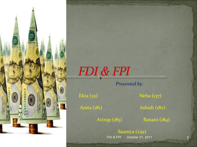 Fdi Fpi