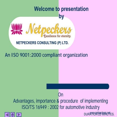 TS/ISO 16949 consulting by Netpeckers Consulting India