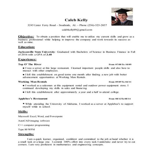 Caleb RESUME w: IMAGE