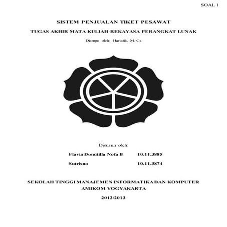 169974199 sistem-penjualan-tiket-pesawat-tugas-akhir-mata-kuliah-rekayasa-per...
