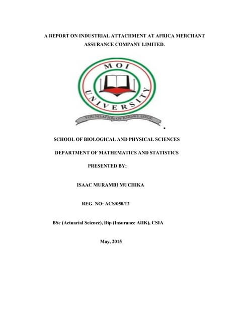 INTERNSHIP REPORT