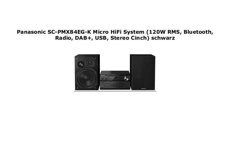 panasonic stereo bluetooth