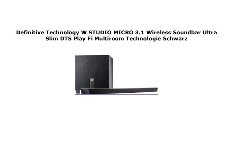 micro soundbar