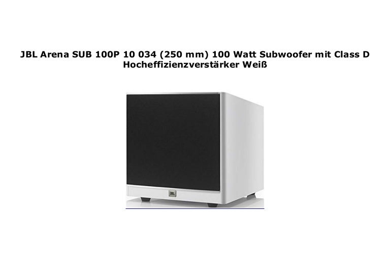 jbl arena 100p subwoofer