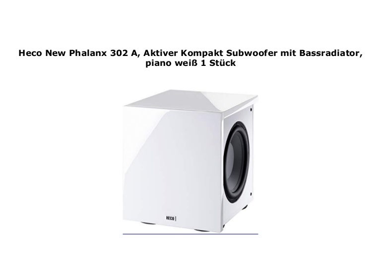 kompakt subwoofer
