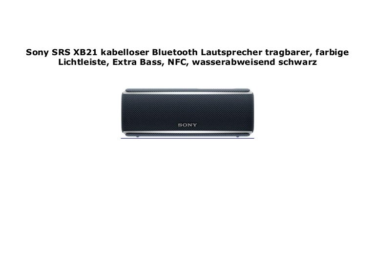 sony srs xb21 nfc