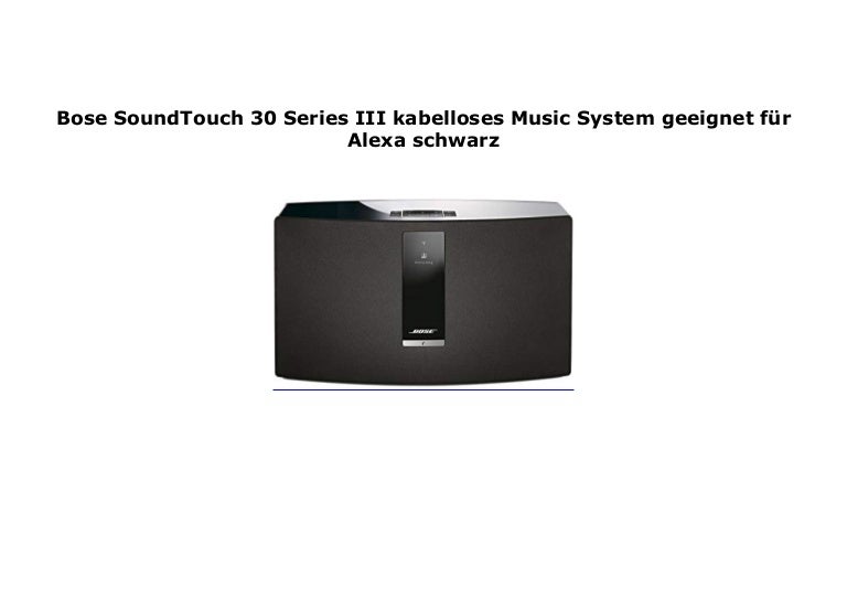 soundtouch 30 alexa