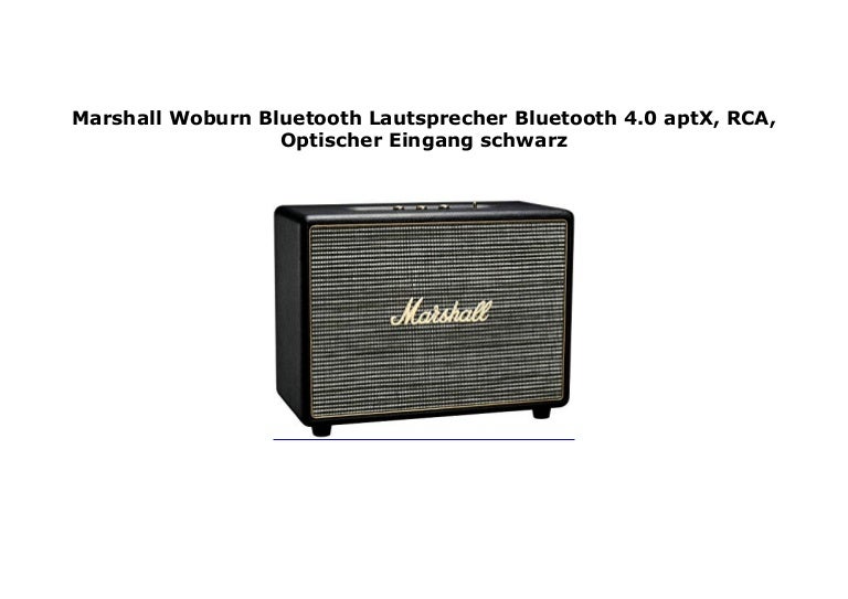 marshall lautsprecher woburn