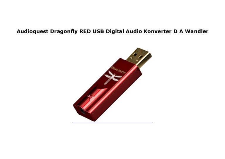 Audioquest Dragonfly Red Usb Digital Audio Konverter D A Wandler