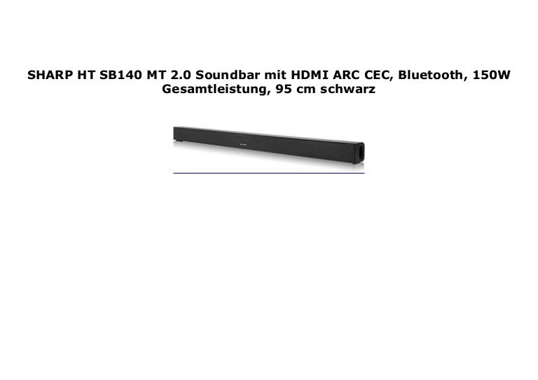 sharp 150w soundbar