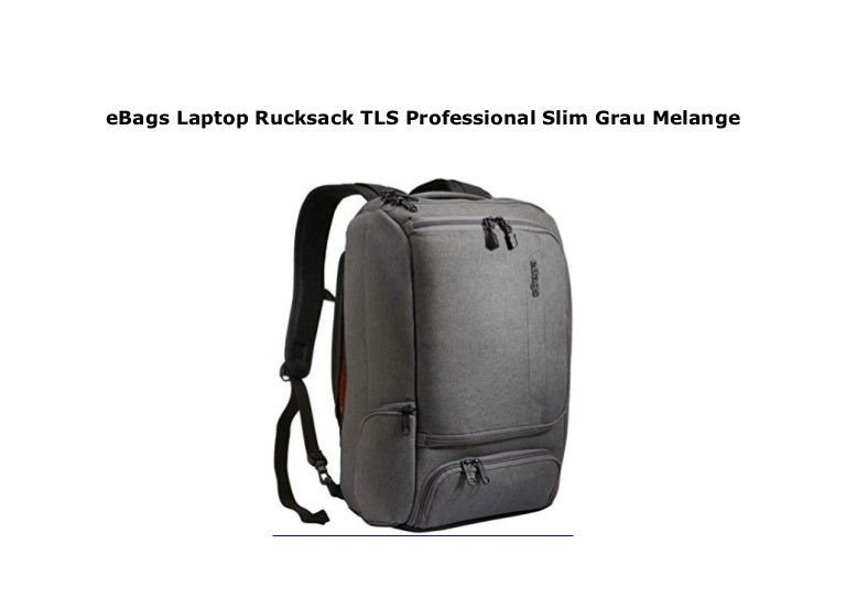 tls professional slim laptop backpack