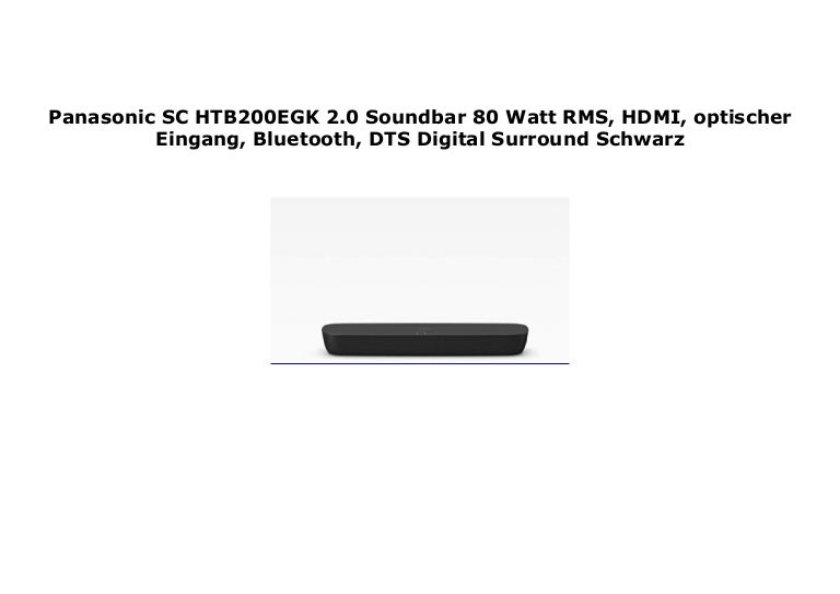 panasonic soundbar htb200egk