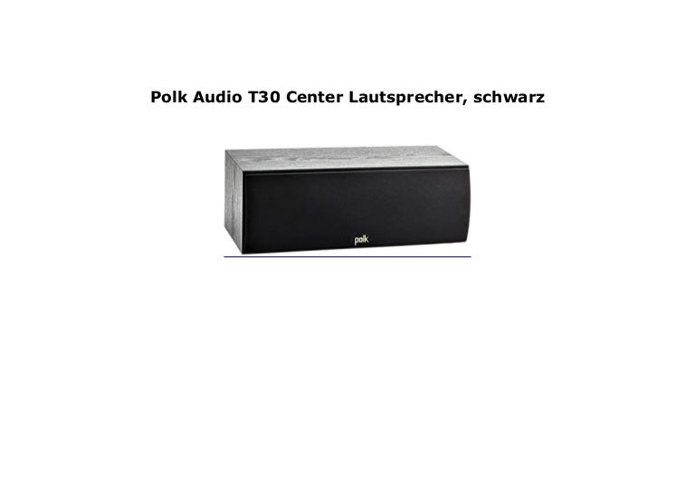 polk center lautsprecher