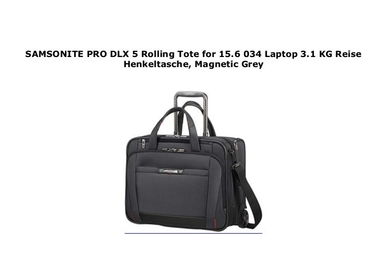 samsonite pro dlx rolling tote