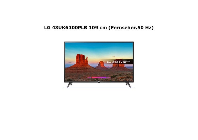 LG 43UK6300PLB 109 cm (Fernseher,50 Hz)