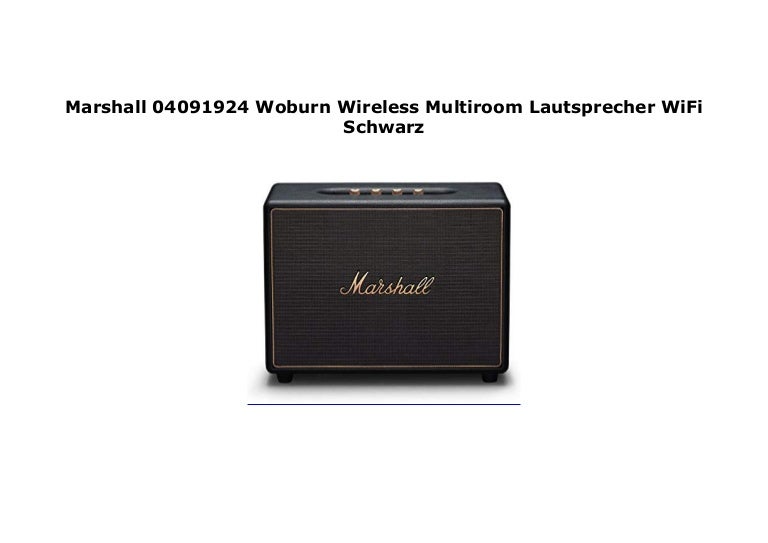 marshall lautsprecher woburn