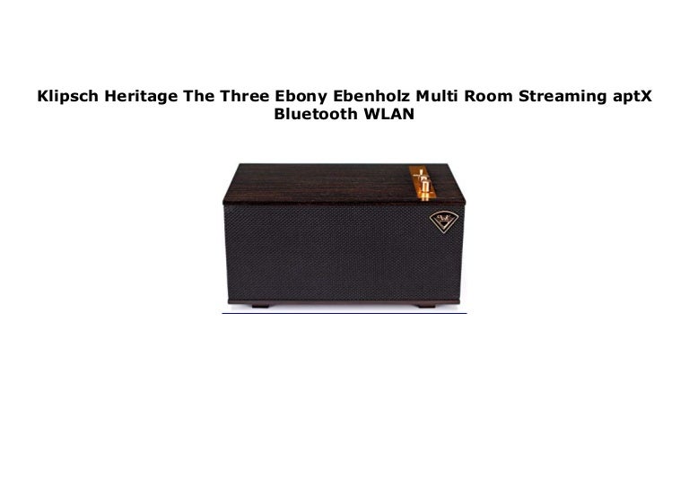 klipsch the three ebony