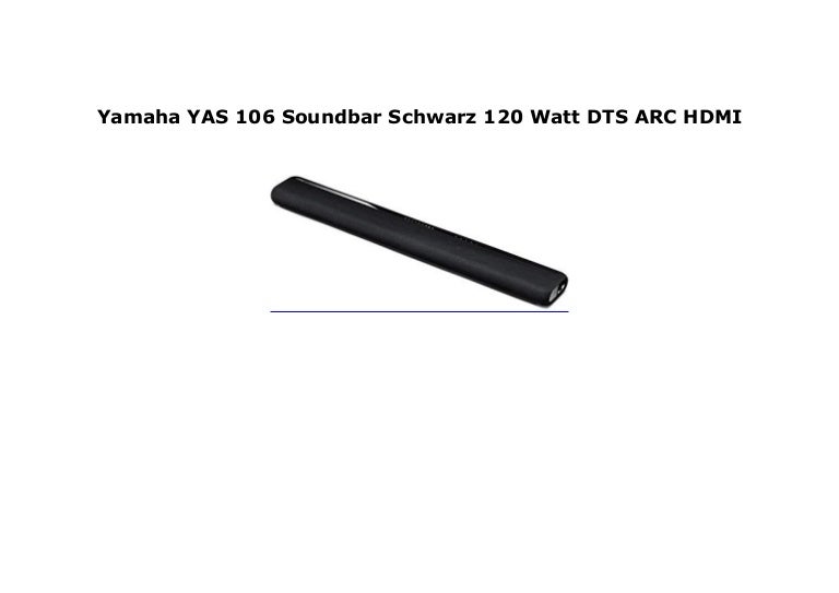 soundbar yamaha 106