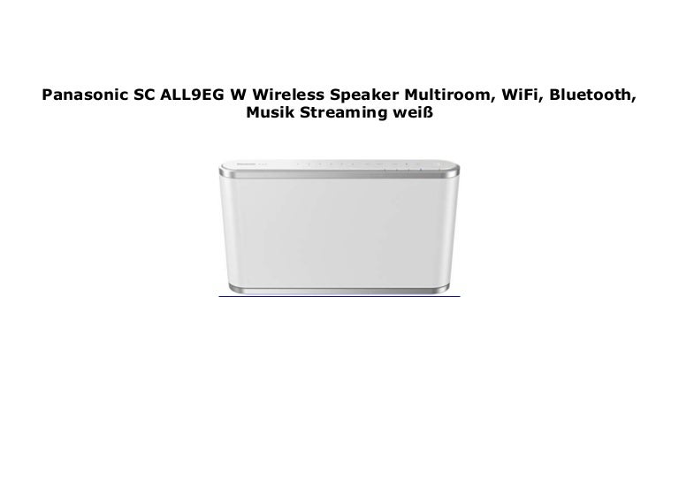 panasonic wifi speaker