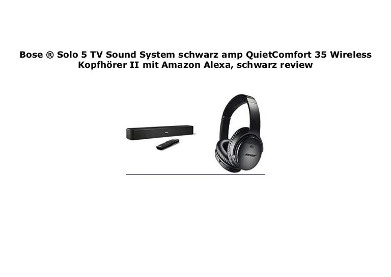 bose solo 5 alexa