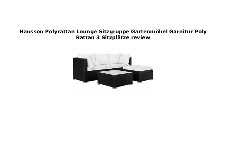 Gartenmobel Polyrattan Lounge