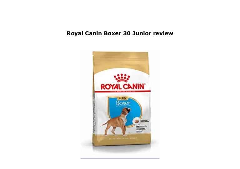 royal canin junior boxer