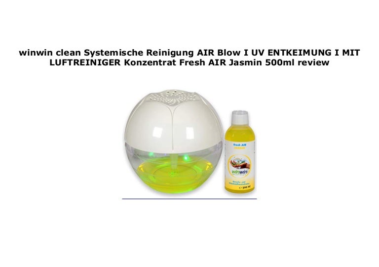 Winwin Clean Systemische Reinigung Air Blow I Uv Entkeimung I Mit L