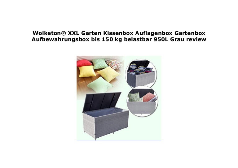 Wolketon Xxl Garten Kissenbox Auflagenbox Gartenbox Aufbewahrungsbox