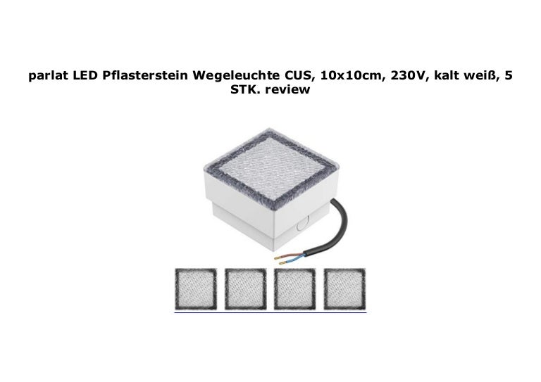 Led pflasterstein 230v