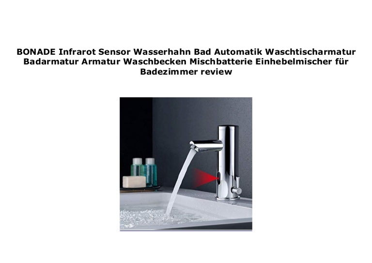 Bonade Infrarot Sensor Wasserhahn Bad Automatik Waschtischarmatur Bad
