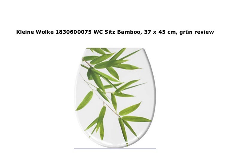 Kleine Wolke 1830600075 Wc Sitz Bamboo 37 X 45 Cm Gr N Review