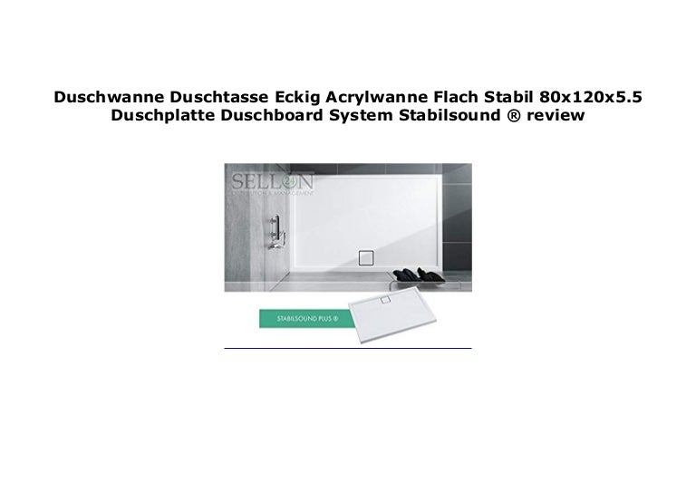 Duschboard flach