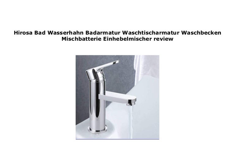 Badarmatur Waschtischamatur Einhebelmischer Wasserhahn Waschbecken Bad